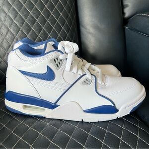 Nike air flight 89 youth royal blue‎ basketball shoes size 6.5